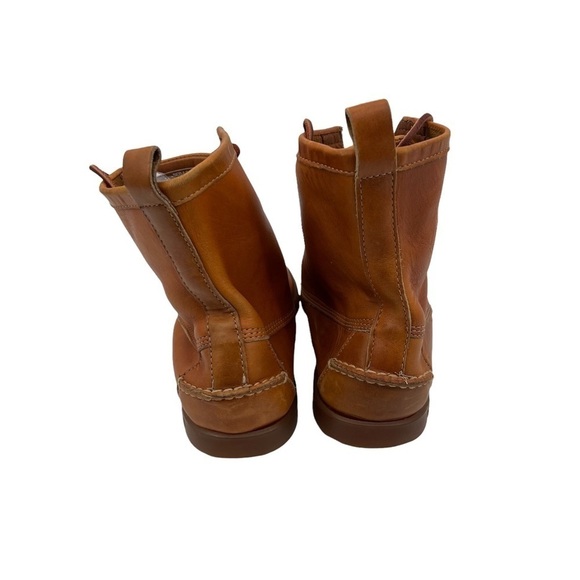 Ronnie Fieg By Sebago Brown Whip Stitch Lace Up Boots Size 8 Men's - Picture 8 of 11